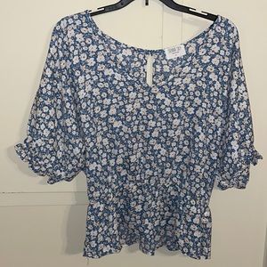 Sienna Sky flower blouse